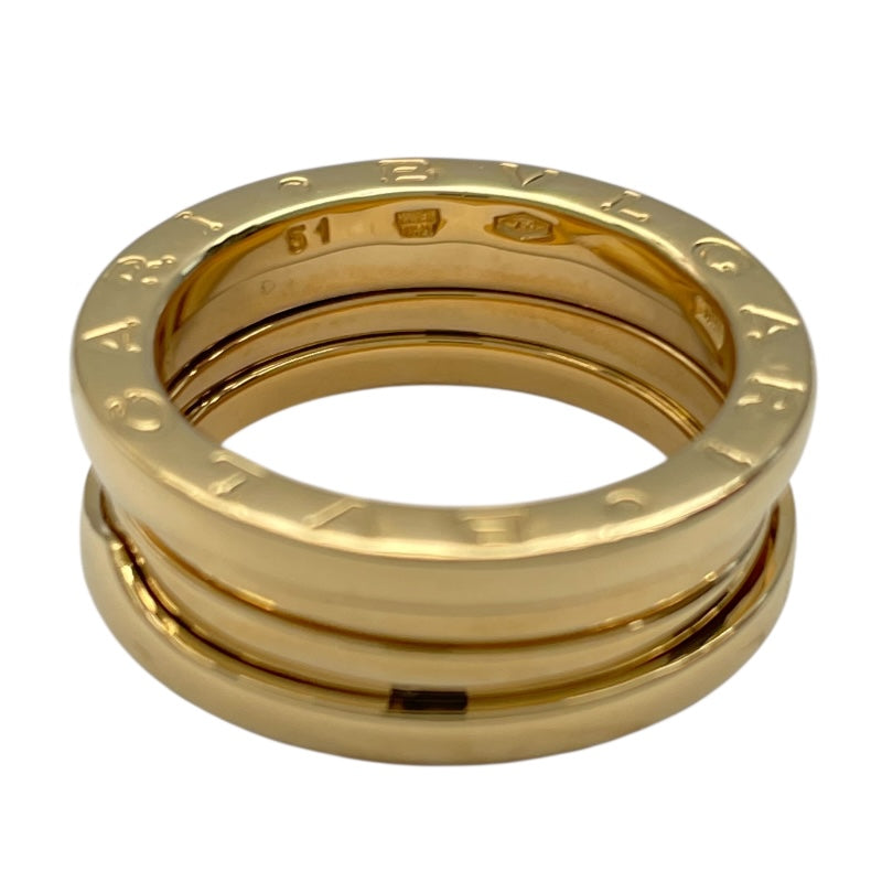 ブルガリ BVLGARI ビーゼロワンリング２バンド K18YG ジュエリー