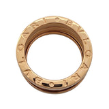 ブルガリ BVLGARI ビーゼロワンリング3バンド(S) K18PG ジュエリー