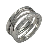 ブルガリ BVLGARI ビーゼロワンレジェンドリング K18WG ジュエリー