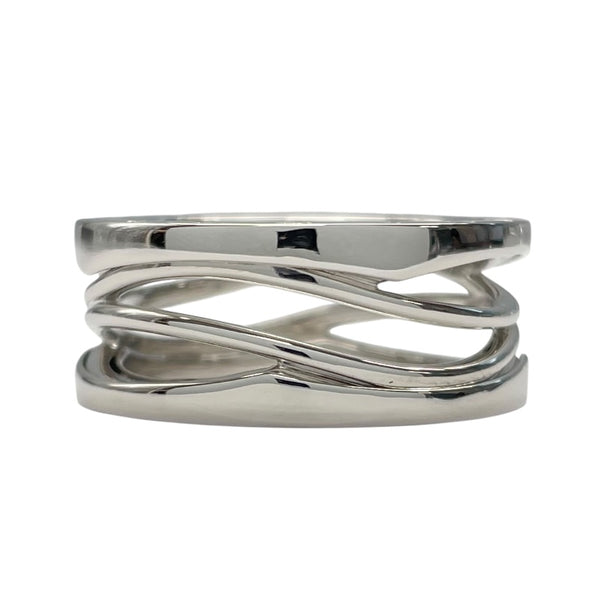 ブルガリ BVLGARI ビーゼロワンレジェンドリング K18WG ジュエリー