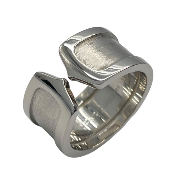 カルティエ Cartier C2リングLM K18WG ジュエリー