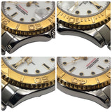ロレックス ROLEX ヨットマスター U番 68623 ホワイト SS/YG メンズ 腕時計