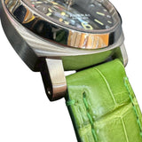 パネライ PANERAI ルミノール GMT PAM00244 ステンレススチール/レザー 自動巻き メンズ 腕時計