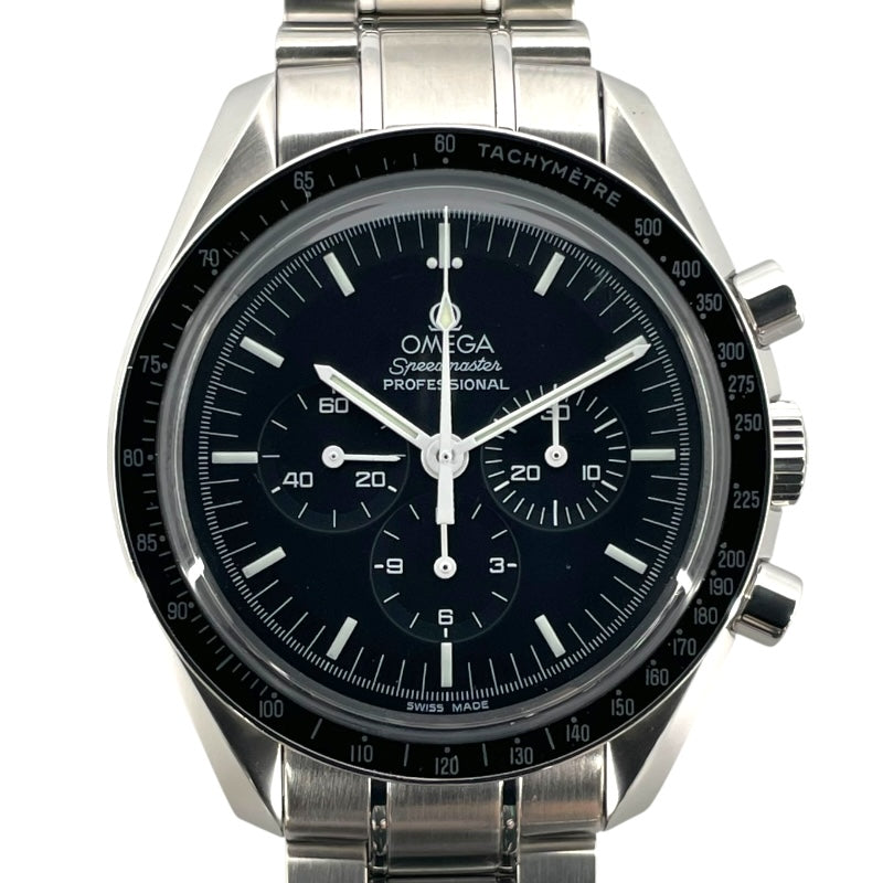 オメガ OMEGA スピードマスター ムーンウォッチ プロフェッショナル クロノグラフ 311.30.42.30.01.005 ブラック SS 手巻き メンズ 腕時計