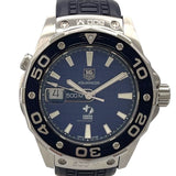 タグ・ホイヤー TAG HEUER アクアレーサーキャリバー5 ディカプリオ限定モデル WAJ2116 ブルー SS 自動巻き メンズ 腕時計