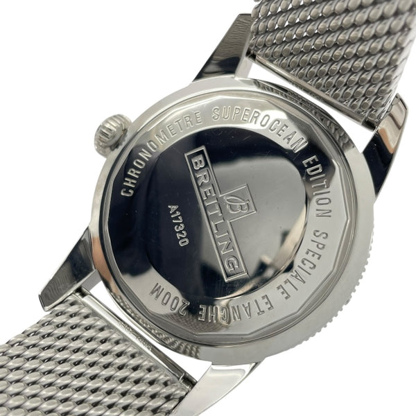 ブライトリング BREITLING スーパーオーシャンヘリテージ A17320 ブラック SS メンズ 腕時計