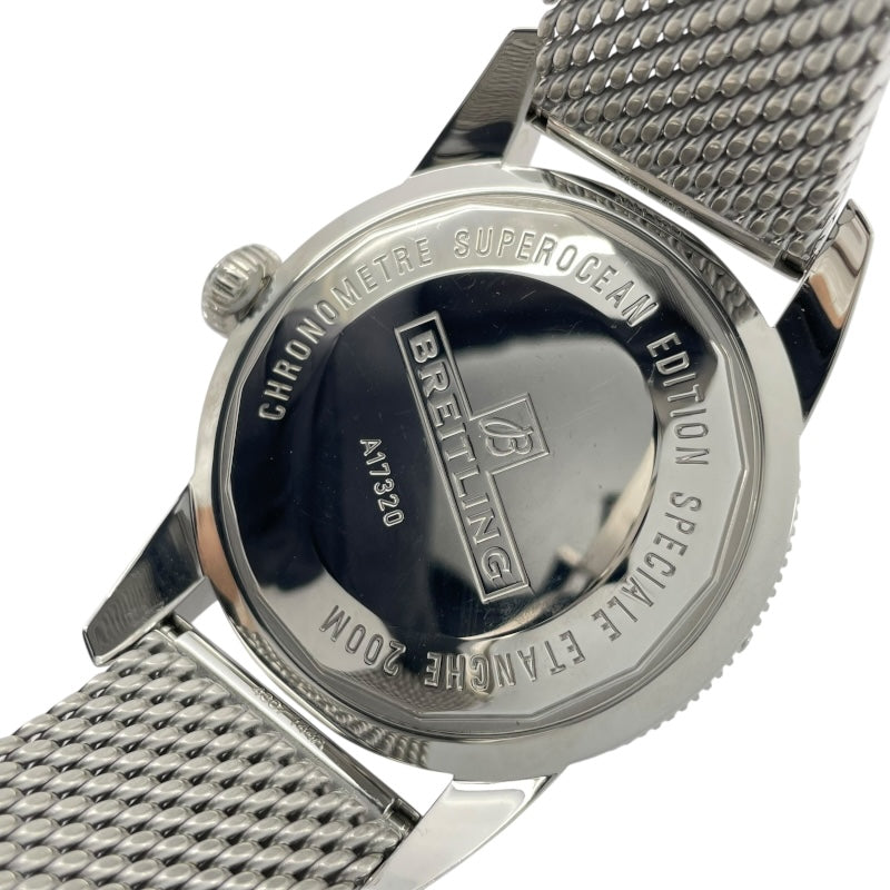 ブライトリング BREITLING スーパーオーシャンヘリテージ A17320 ブラック SS メンズ 腕時計