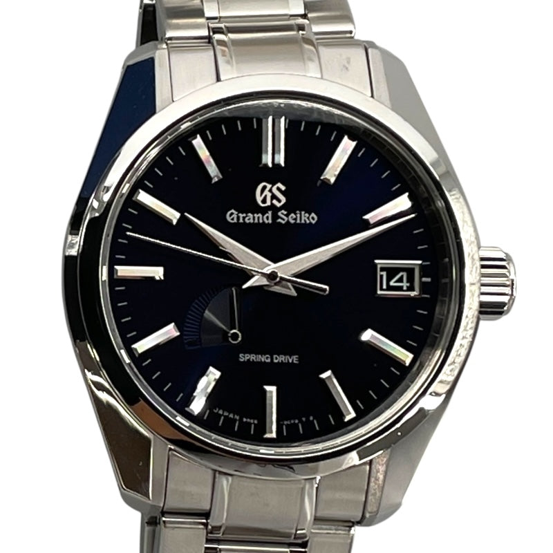 グランドセイコー Grand Seiko ヘリテージコレクション スプリングドライブ SBGA375 ブラック SS 自動巻き メンズ 腕時計