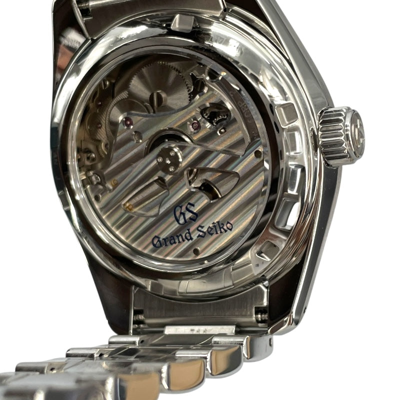 グランドセイコー Grand Seiko ヘリテージコレクション スプリングドライブ SBGA375 ブラック SS 自動巻き メンズ 腕時計