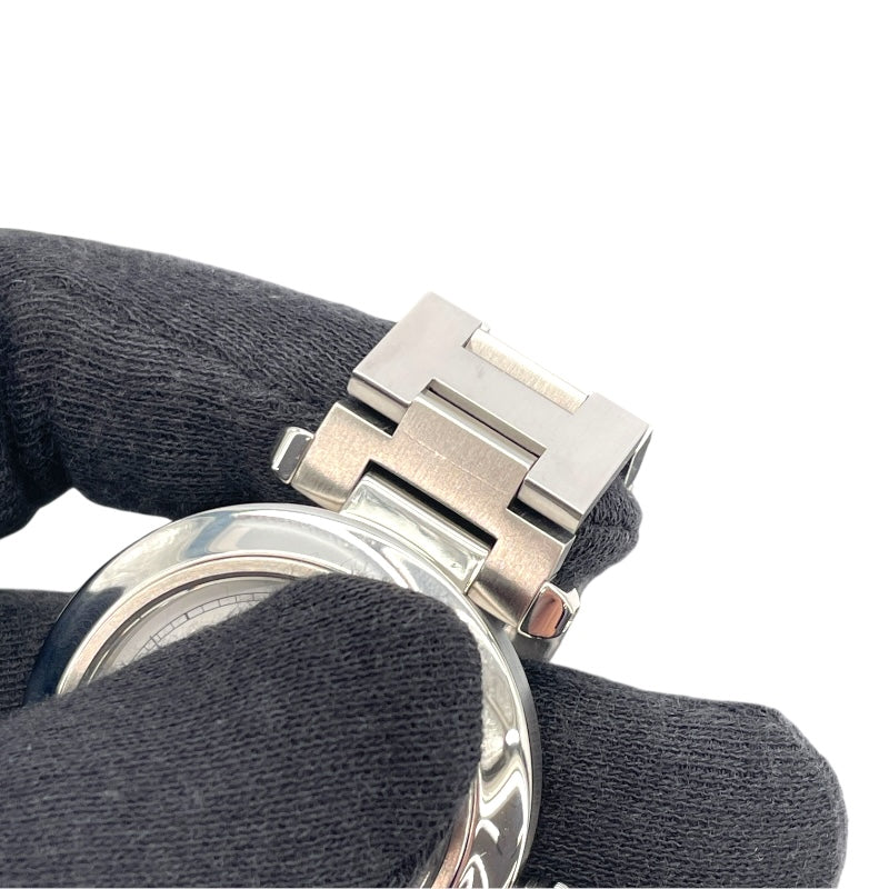 カルティエ Cartier パシャC ビッグデイト W31044M7 ホワイト SS メンズ 腕時計