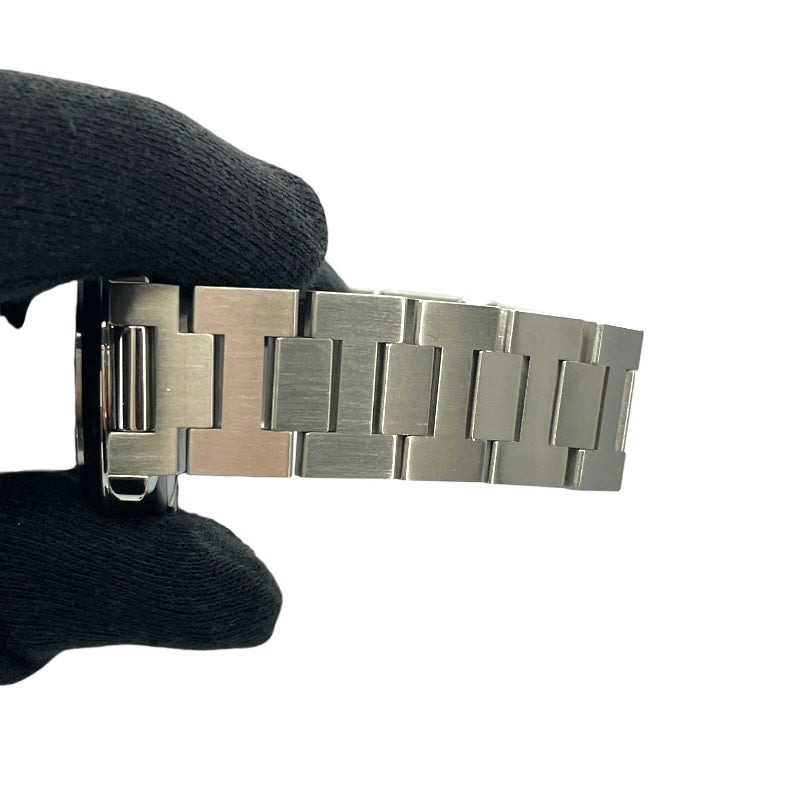 カルティエ Cartier パシャC ビッグデイト W31044M7 ホワイト SS メンズ 腕時計
