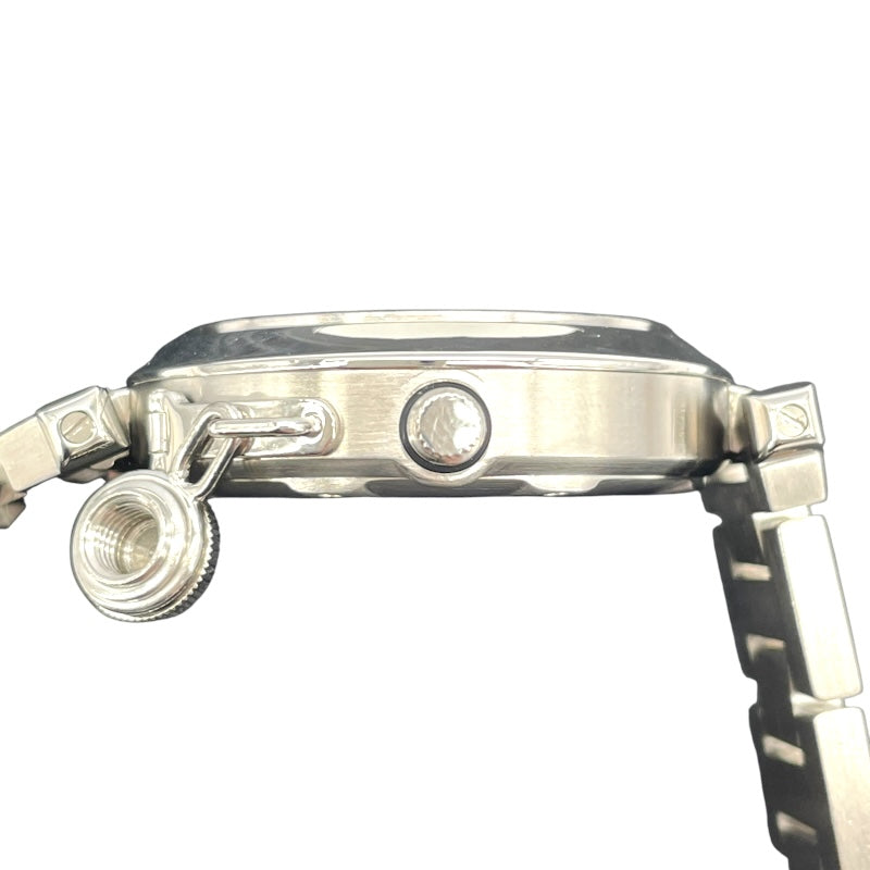 カルティエ Cartier パシャC ビッグデイト W31044M7 ホワイト SS