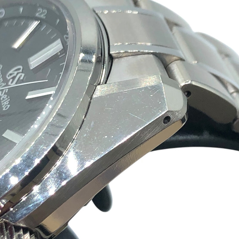 グランドセイコー Grand Seiko メカニカル　ハイビート36000GMT SBGJ213 ブラック ステンレススチール SS メンズ 腕時計