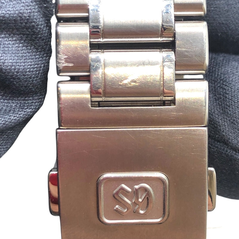 グランドセイコー Grand Seiko メカニカル　ハイビート36000GMT SBGJ213 ブラック ステンレススチール SS メンズ 腕時計