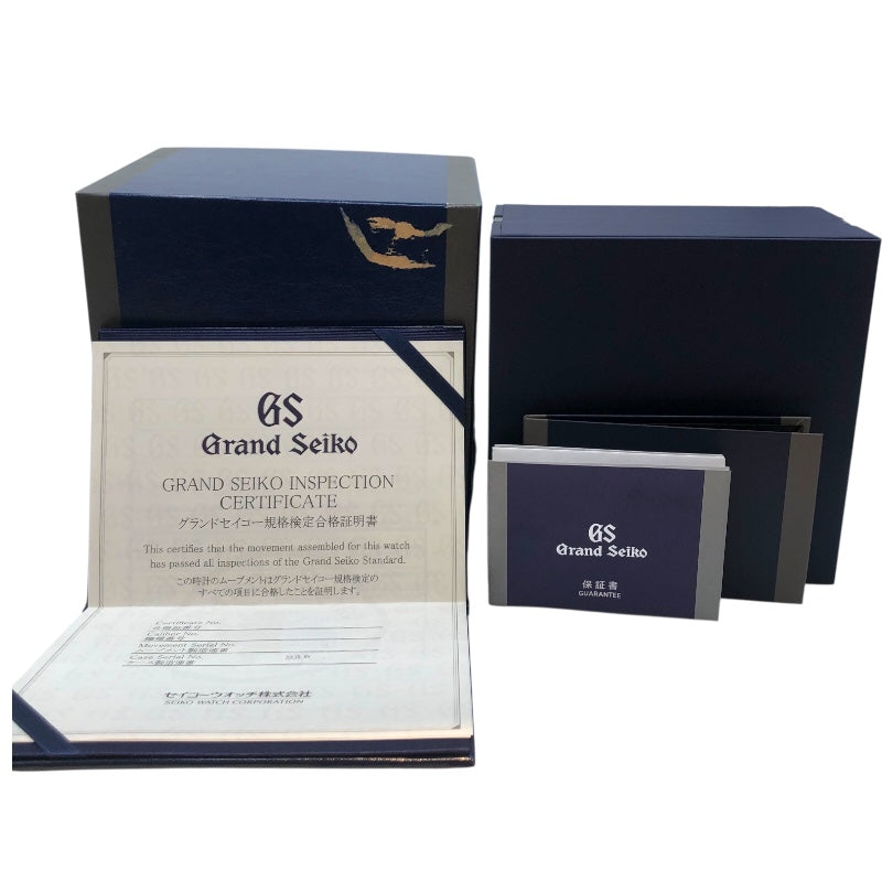 グランドセイコー Grand Seiko メカニカル　ハイビート36000GMT SBGJ213 ブラック ステンレススチール SS メンズ 腕時計