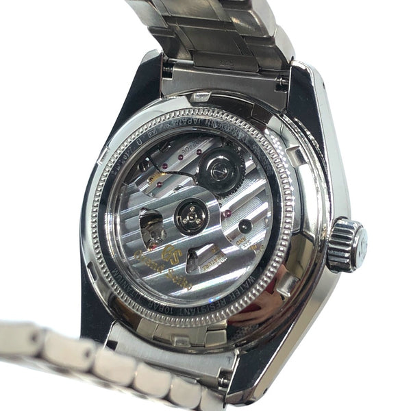 グランドセイコー Grand Seiko メカニカル　ハイビート36000GMT SBGJ213 ブラック ステンレススチール SS メンズ 腕時計