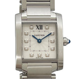 カルティエ Cartier タンクフランセーズ SM WE110006 ホワイト SS クオーツ レディース 腕時計