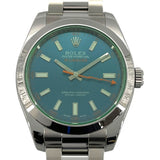 ロレックス ROLEX ミルガウス ランダムシリアル 116400GV ブルー SS 自動巻き メンズ 腕時計