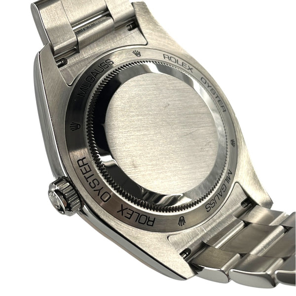 ロレックス ROLEX ミルガウス ランダムシリアル 116400GV ブルー SS 自動巻き メンズ 腕時計