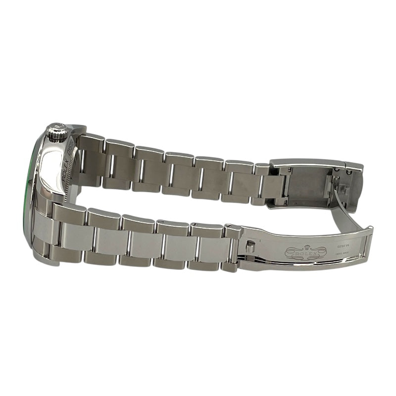 ロレックス ROLEX ミルガウス ランダムシリアル 116400GV ブルー SS 自動巻き メンズ 腕時計