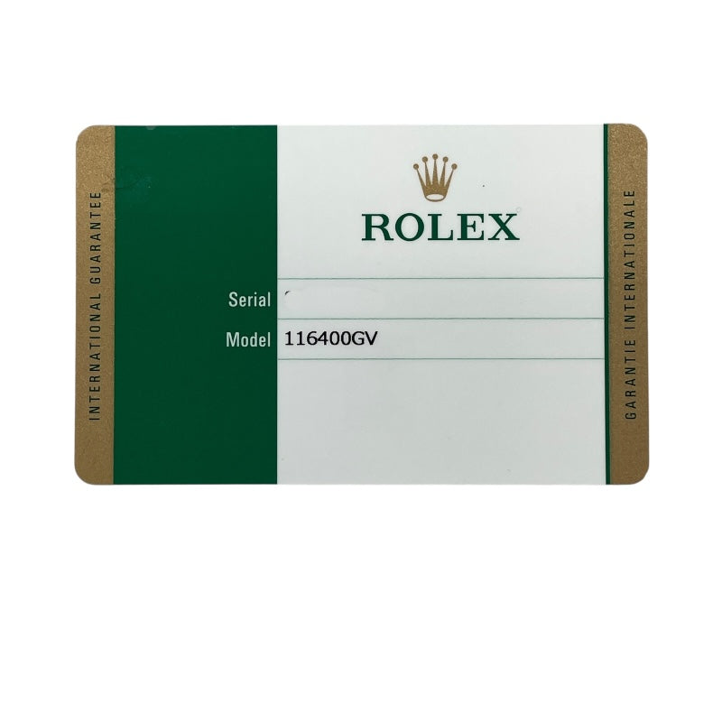 ロレックス ROLEX ミルガウス ランダムシリアル 116400GV ブルー SS 自動巻き メンズ 腕時計