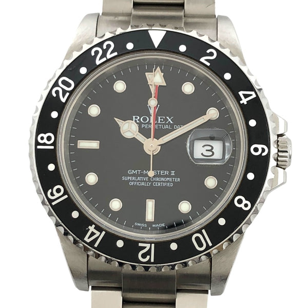 ロレックス ROLEX GMTマスター2 16710 ステンレススチール メンズ 腕時計