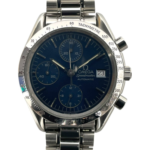 オメガ OMEGA スピードマスター デイト 3511.80 ブルー SS 自動巻き メンズ 腕時計