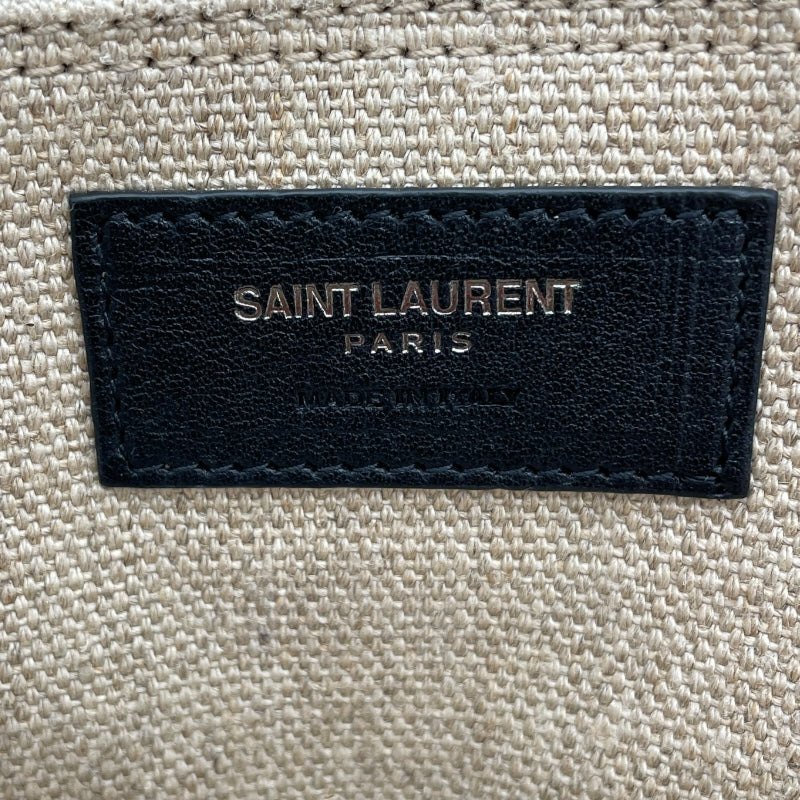 サンローラン SAINT LAURENT リヴゴーシュトート 509415 ベージュ キャンバス・PVC ユニセックス トートバッグ