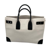 サンローラン SAINT LAURENT シンサックドジュール ラージ 631526 ナチュラル/ブラック キャンバス ユニセックス トートバッグ