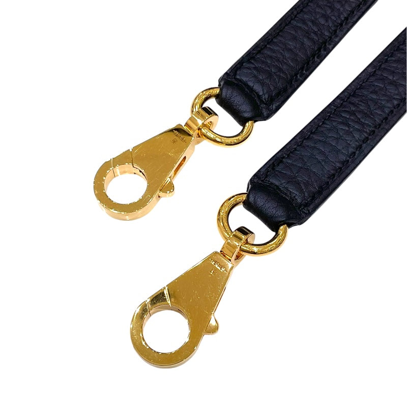 エルメス HERMES ケリー28　内縫い U刻印 ブラック ゴールド金具 トゴ レディース ショルダーバッグ