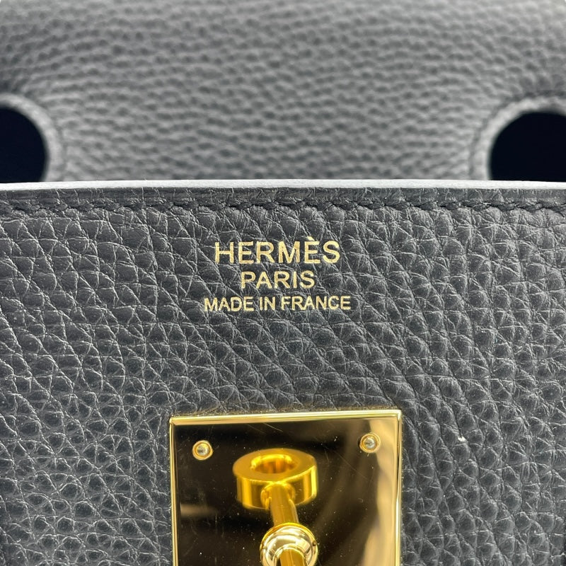 エルメス HERMES バーキン30 D刻 ブラック GD金具 トゴ レディース ハンドバッグ