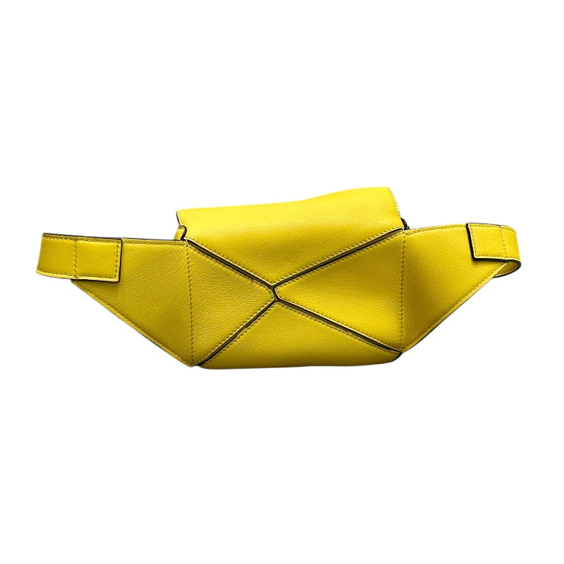 ロエベ LOEWE パズルバムバッグ ミニ イエロー カーフスキン メンズ ボディバッグ
