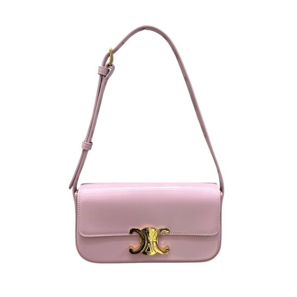セリーヌ CELINE ショルダーバッグ クロード ローズ シャイニー