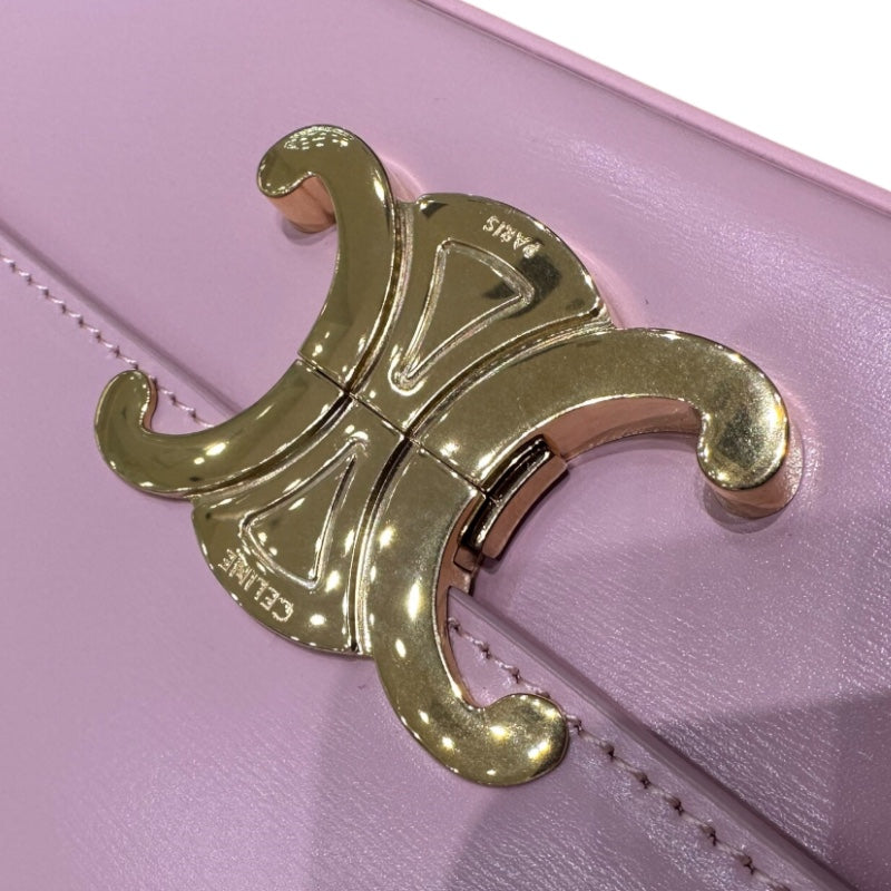 セリーヌ CELINE ショルダーバッグ　クロード ローズ シャイニーカーフスキン レディース ハンドバッグ