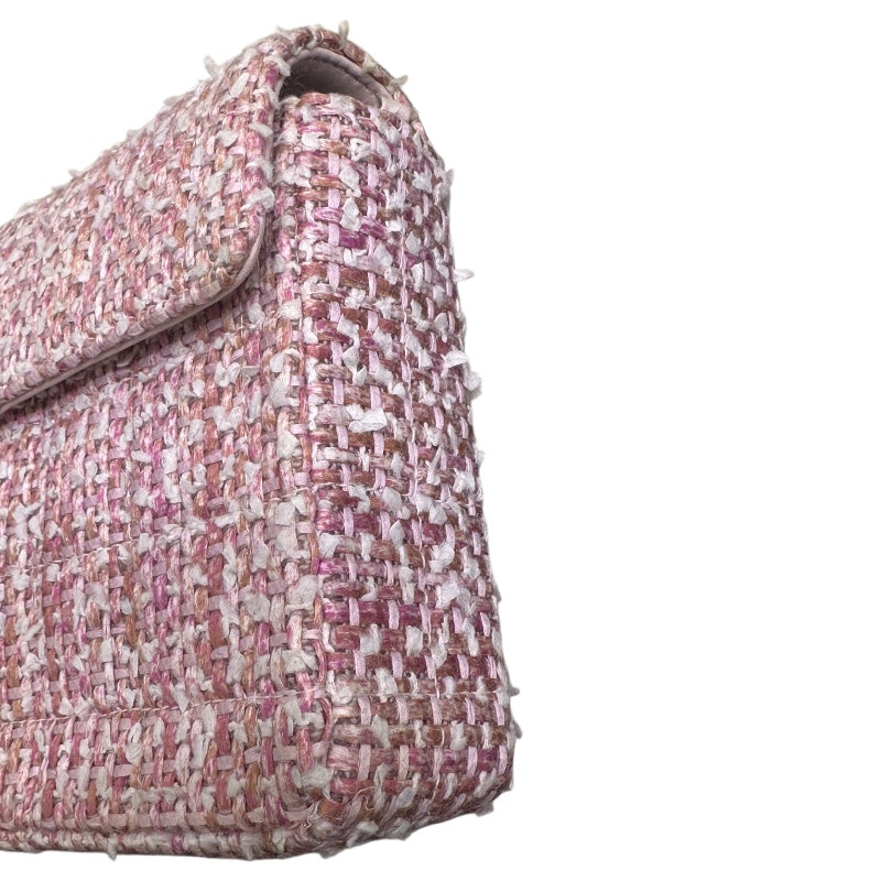 シャネル CHANEL チョコバー　セミショルダーバッグ A15316 ピンク ツイード レディース ハンドバッグ