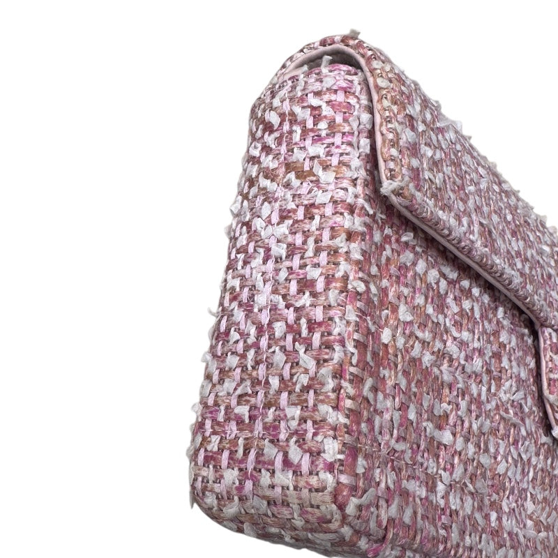 シャネル CHANEL チョコバー　セミショルダーバッグ A15316 ピンク ツイード レディース ハンドバッグ