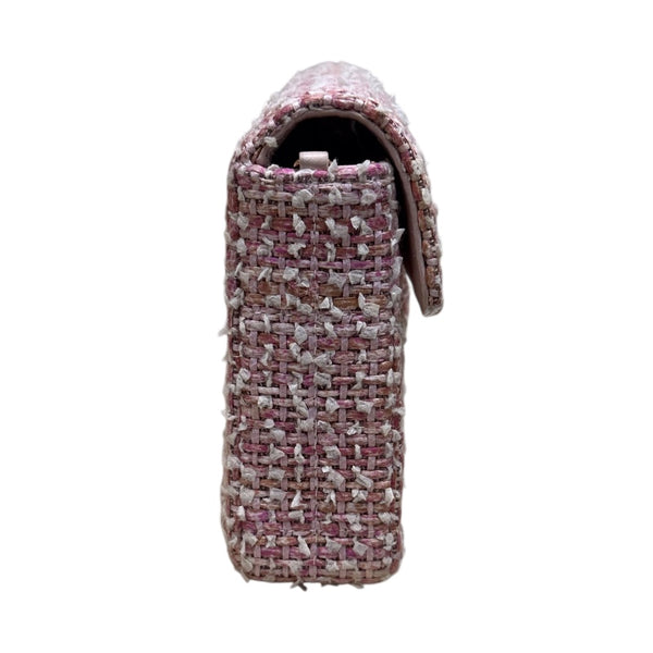 シャネル CHANEL チョコバー　セミショルダーバッグ A15316 ピンク ツイード レディース ハンドバッグ