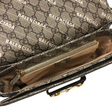 グッチ GUCCI ホースビット1955 バレンシアガコラボ ショルダーバッグ 602204 ベージュ ゴールド金具 GGスプリーム レディース ショルダーバッグ