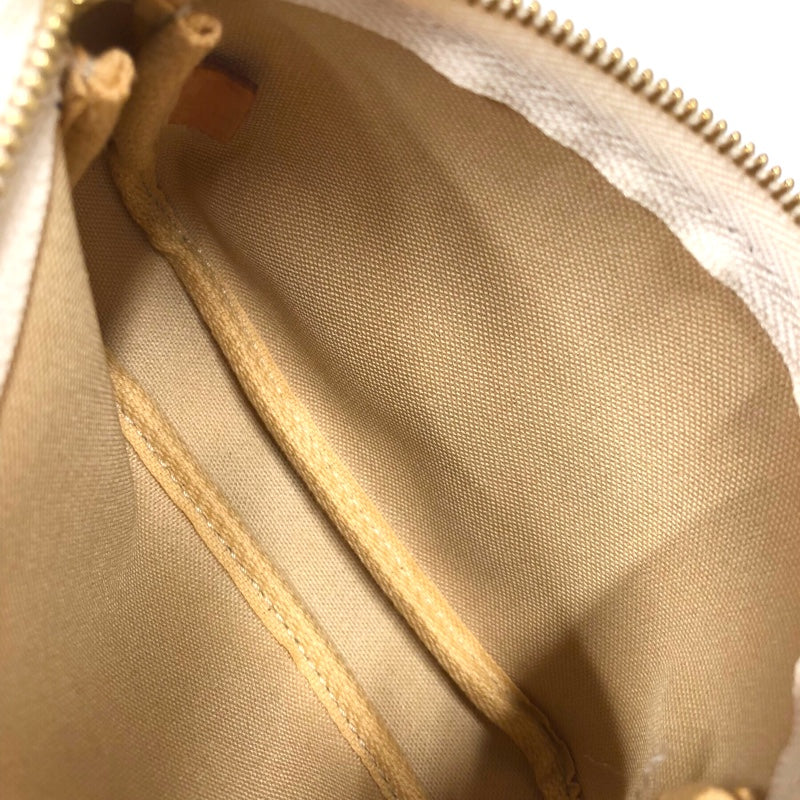 ルイ・ヴィトン LOUIS VUITTON ミニポシェット・アクセソワール N58010 ホワイト ダミエ・アズールキャンバス レディース ポーチ