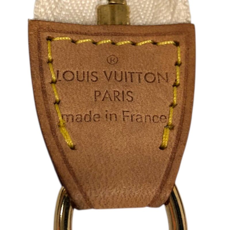 ルイ・ヴィトン LOUIS VUITTON ミニポシェット・アクセソワール N58010 ホワイト ダミエ・アズールキャンバス レディース ポーチ