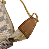 ルイ・ヴィトン LOUIS VUITTON ミニポシェット・アクセソワール N58010 ホワイト ダミエ・アズールキャンバス レディース ポーチ