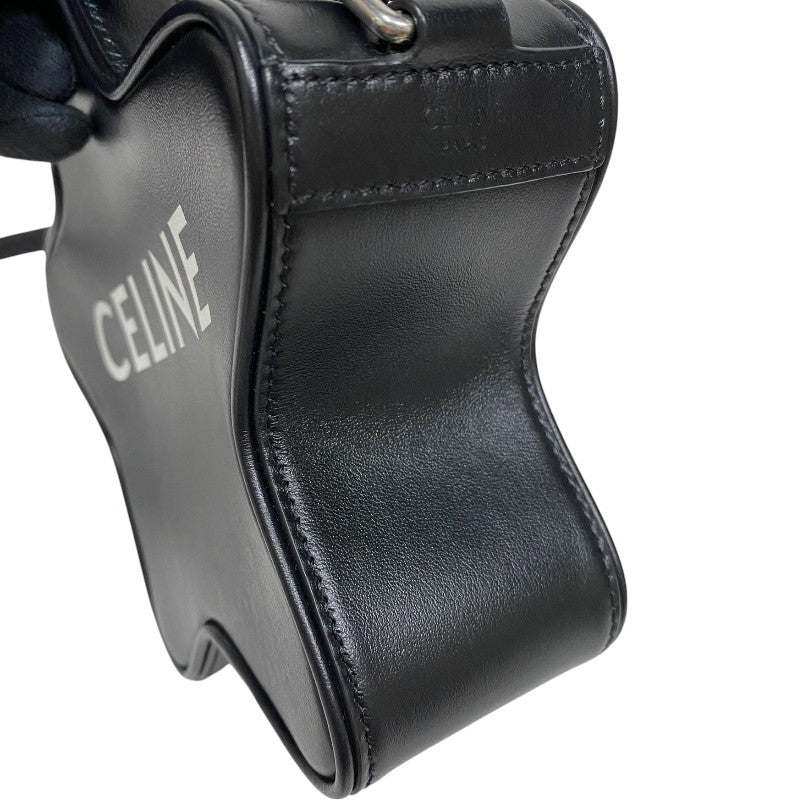 セリーヌ CELINE スモール エトワール ショルダーバッグ 198763 ブラック スムースカーフ レディース
