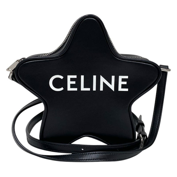 セリーヌ CELINE スモール エトワール ショルダーバッグ 198763 ブラック スムースカーフ レディース