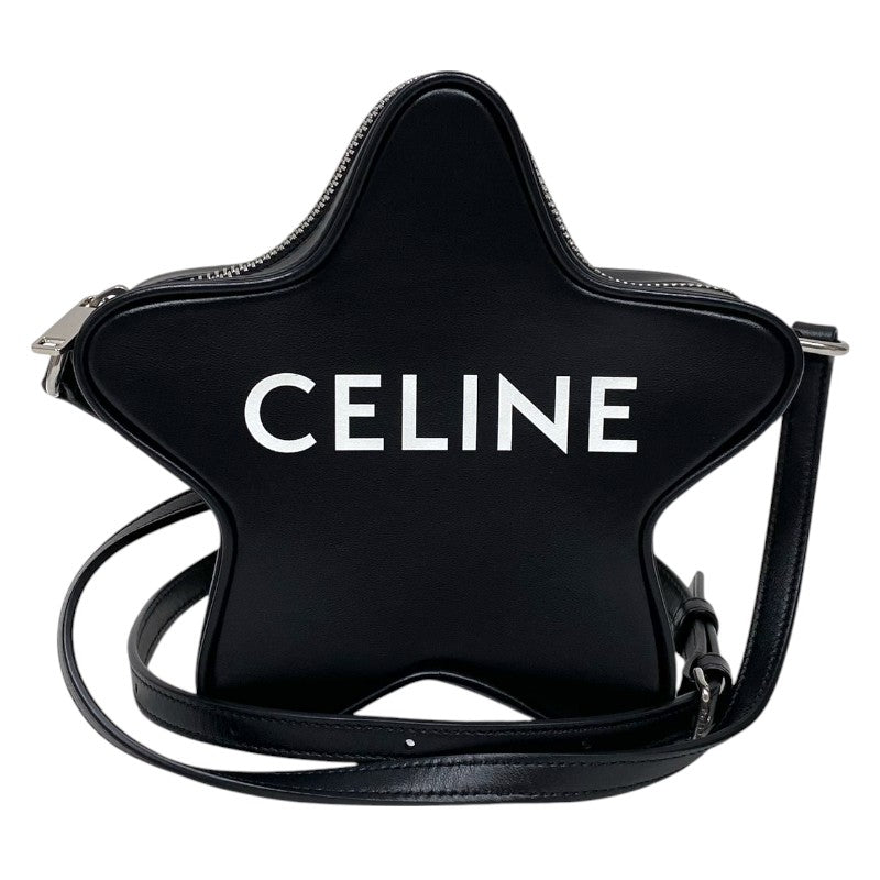セリーヌ CELINE スモール エトワール ショルダーバッグ 198763 ブラック スムースカーフ レディース
