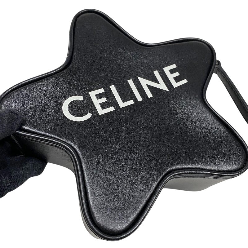 セリーヌ CELINE スモール エトワール ショルダーバッグ 198763 ブラック スムースカーフ レディース