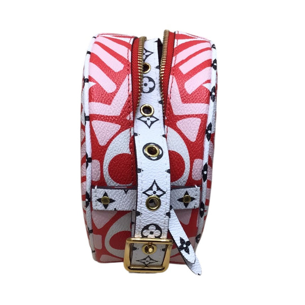 ルイ・ヴィトン LOUIS VUITTON ポワット・シャポースープル M45364 レッド PVC　 レディース ショルダーバッグ