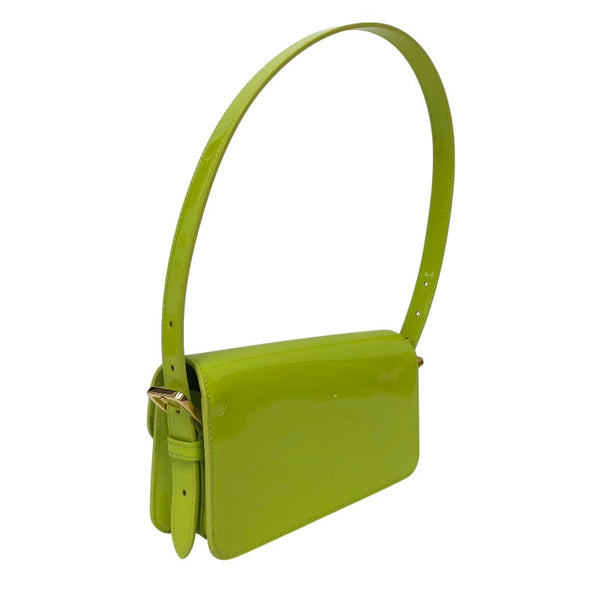 クリスチャン・ディオール Christian Dior ミスディオール フラップバッグ M2610 アップルグリーン パテントレザー レディース ハンドバッグ