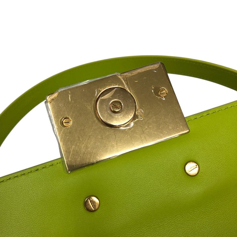 クリスチャン・ディオール Christian Dior ミスディオール フラップバッグ M2610 アップルグリーン パテントレザー レディース ハンドバッグ