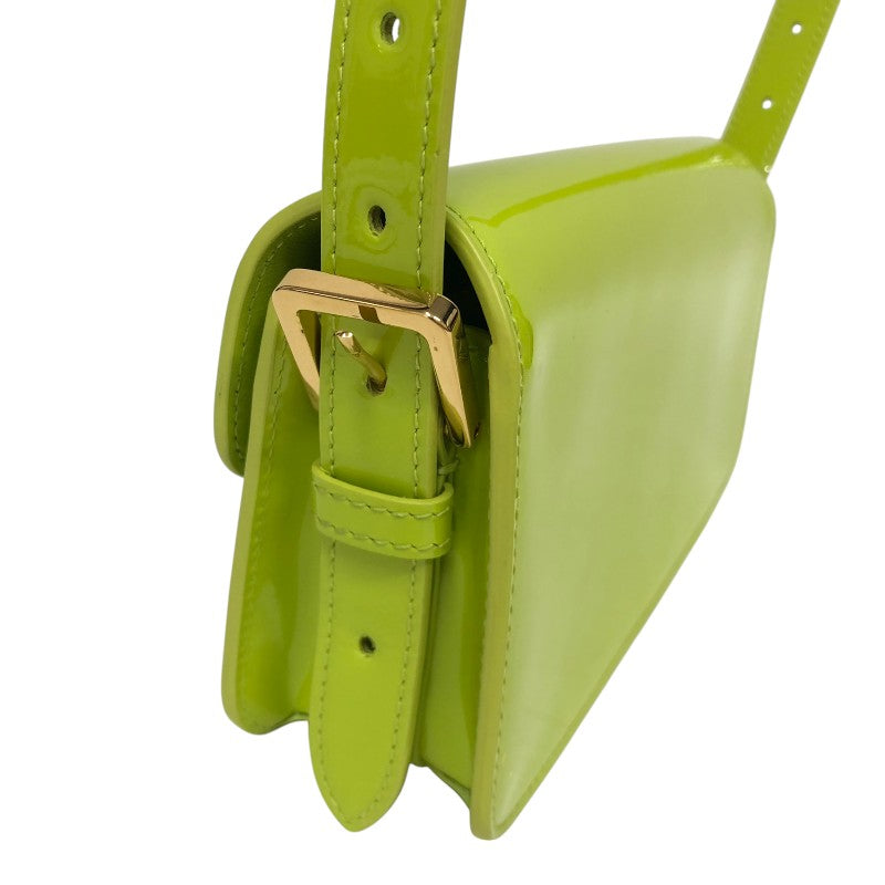 クリスチャン・ディオール Christian Dior ミスディオール フラップバッグ M2610 アップルグリーン パテントレザー レディース ハンドバッグ
