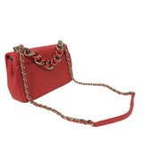 シャネル CHANEL マトラッセフラップチェーンショルダー AS1353 レッド ゴールド金具 ラムスキン レディース ショルダーバッグ